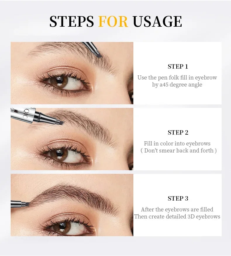 Waterproof 3D tattoo pencil microblading
