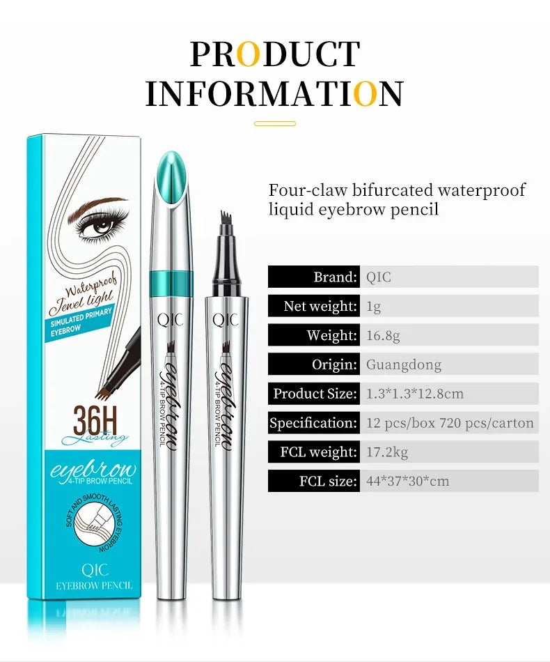 Waterproof 3D tattoo pencil microblading