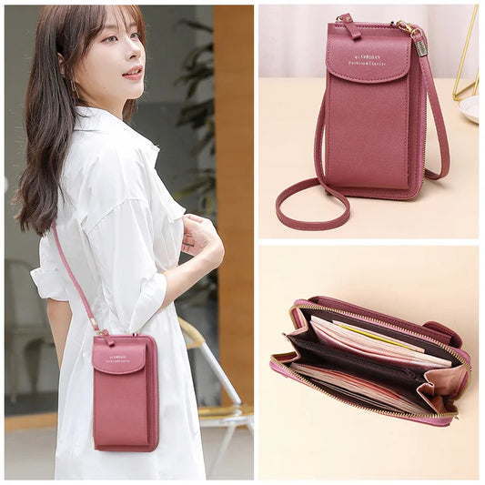 Women's Wallet Shoulder Mini Leather Bags